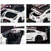1/32 Skyline Ares Nissan GTR CSR2 Alloy Sports Car Model Diecast Metal Toy Gift