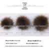 10CM Faux Fox Fur Ball Set - Plush Artificial Fur Balls for DIY Mobile Phone Pendants