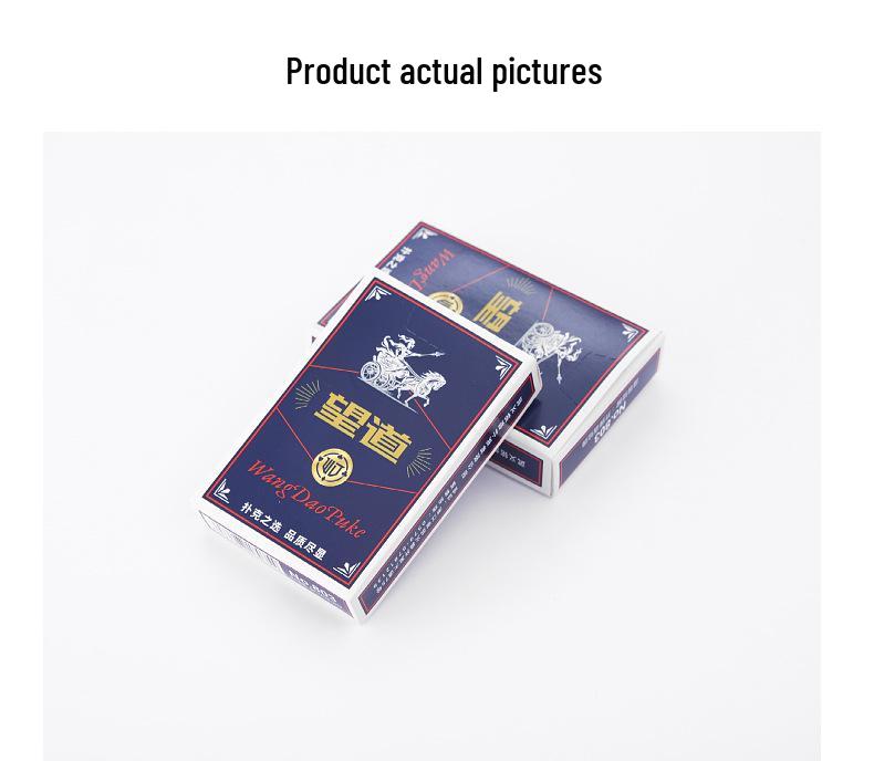 Wangdao 803 Durable Poker Cards: Thickened Decks for Home & Card Rooms, 100-Pack