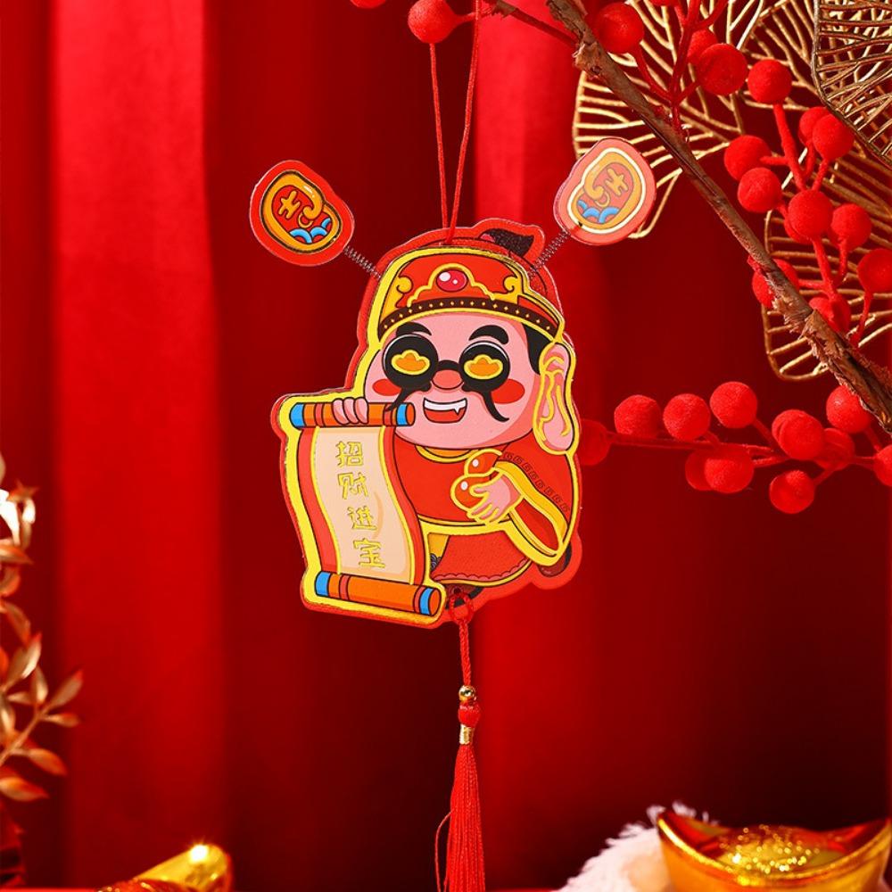 1 Set Soft Magnetic New Year Fridge Stickers Cartoon Festival Refrigerator Sticker Refrigerator