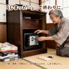 Small Home Safe, Ideal for Concealed Use, with Dial Lock & Key, for Secure Storage of Valuables, Wall Mountable, Anti-Theft, Suitable for Home, Office