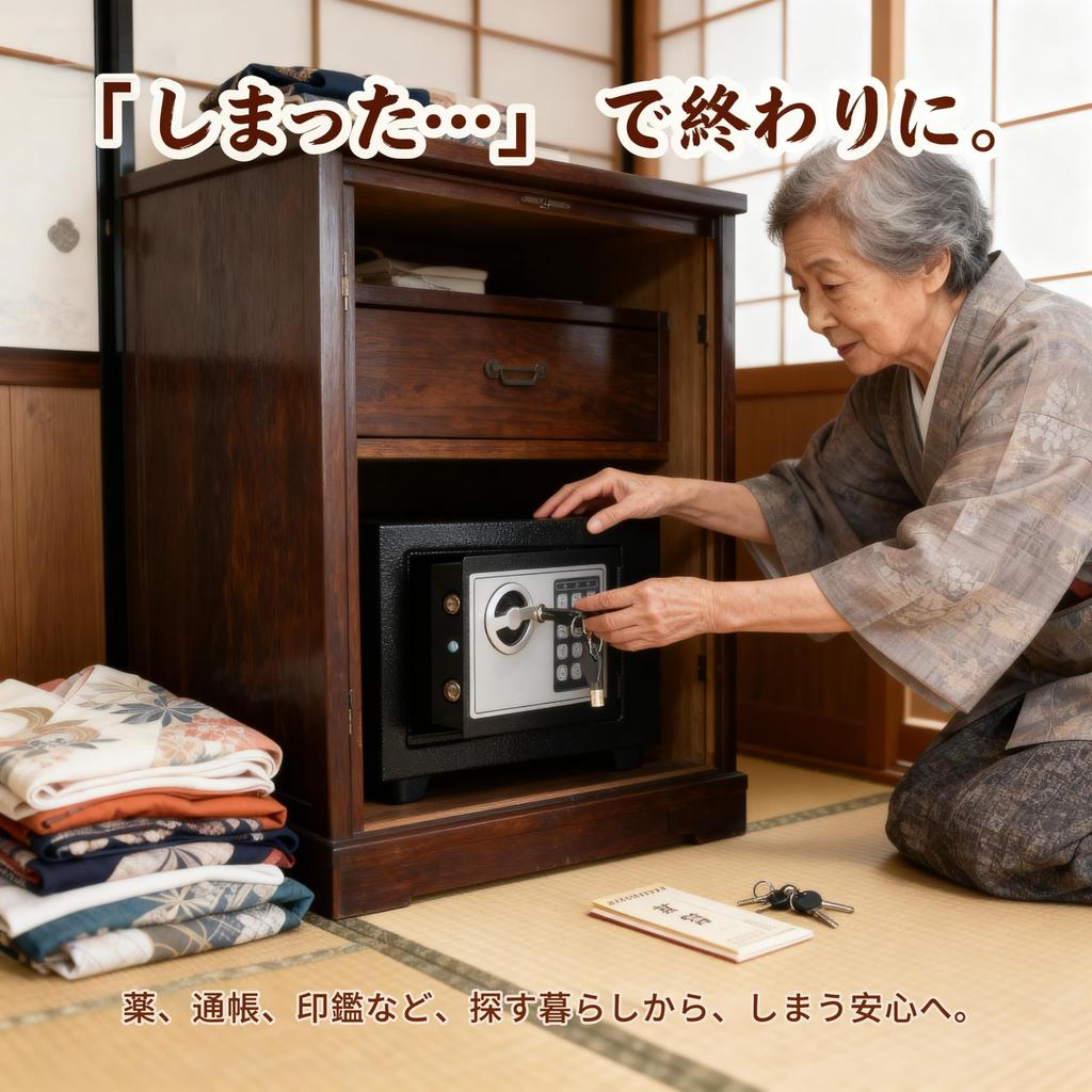 Small Home Safe, Ideal for Concealed Use, with Dial Lock & Key, for Secure Storage of Valuables, Wall Mountable, Anti-Theft, Suitable for Home, Office