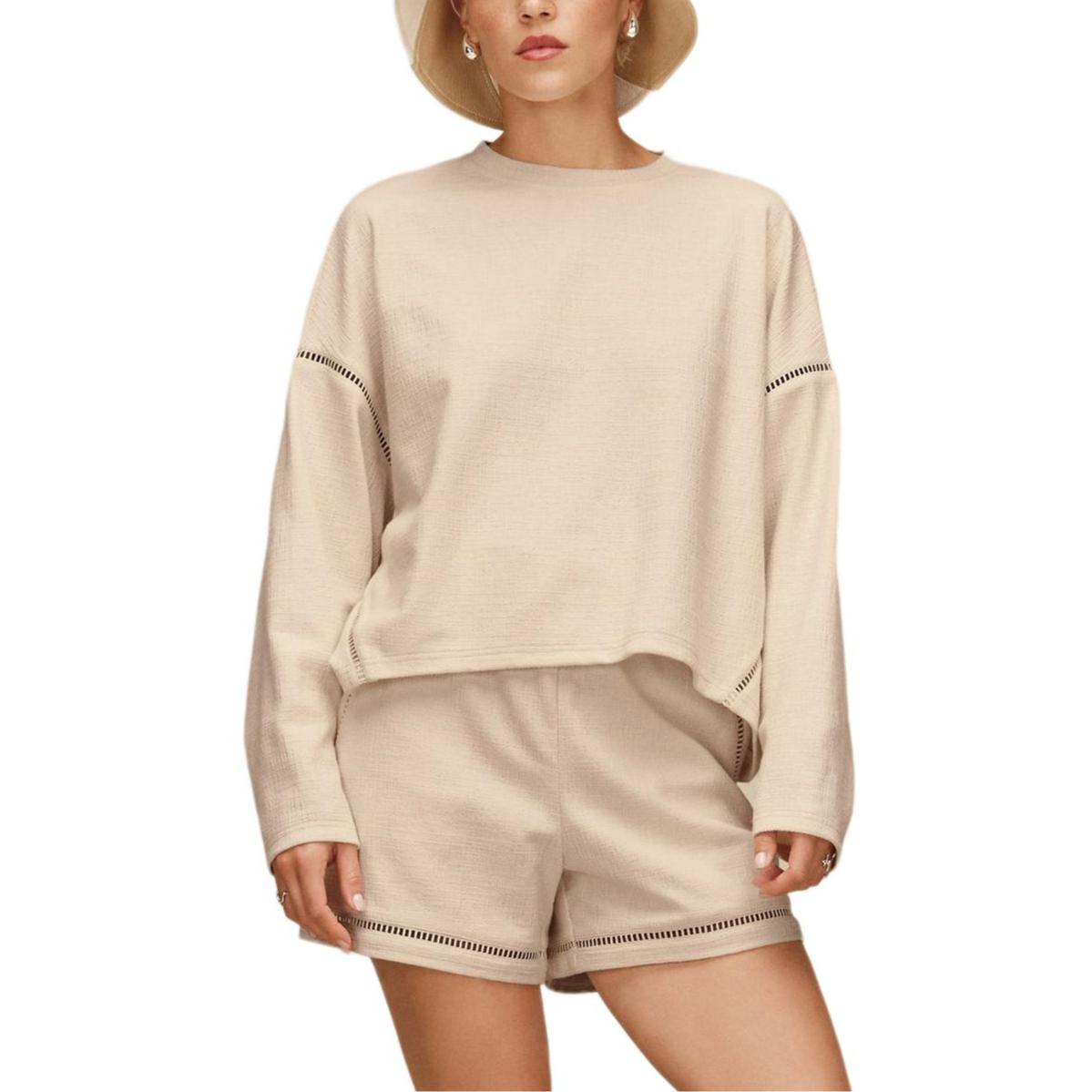 UGG Drop Shoulder Sleeve T Shirt Women s 1176455-CRM M