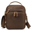New Crazy Horse Leather Retro Premium Crossbody Bag Men's Head Layer Simple Casual Shoulder Small