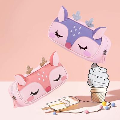 Federmäppchen für Kinder, niedliches Federmäppchen mit großer Kapazität, Cartoon-Motiv im japanischen Stil, Aufbewahrung von Schreibwaren