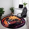 Naruto Uzumaki Office Round Area Rug, Under Office Chairs Bedroom Living Room Home Decor  A1022145