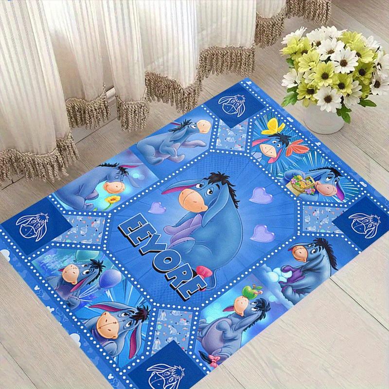 

1pc Eeyore Carpet Area Rug, Bedroom, and Playroom Durable, Stain-Resistant, and Easy To Clean, Living Room 60cm by 90cm