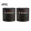 Solar Wall Lamp Lamp Seven Color Changing Projector Light with Hollow Pattern Patio Decorative Light Design IP65 Waterproof for Outdoor Garden Fence