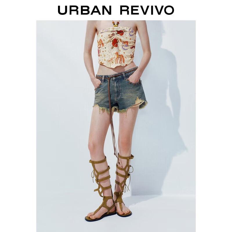 

UR Women s Vintage Washed Denim Shorts 26