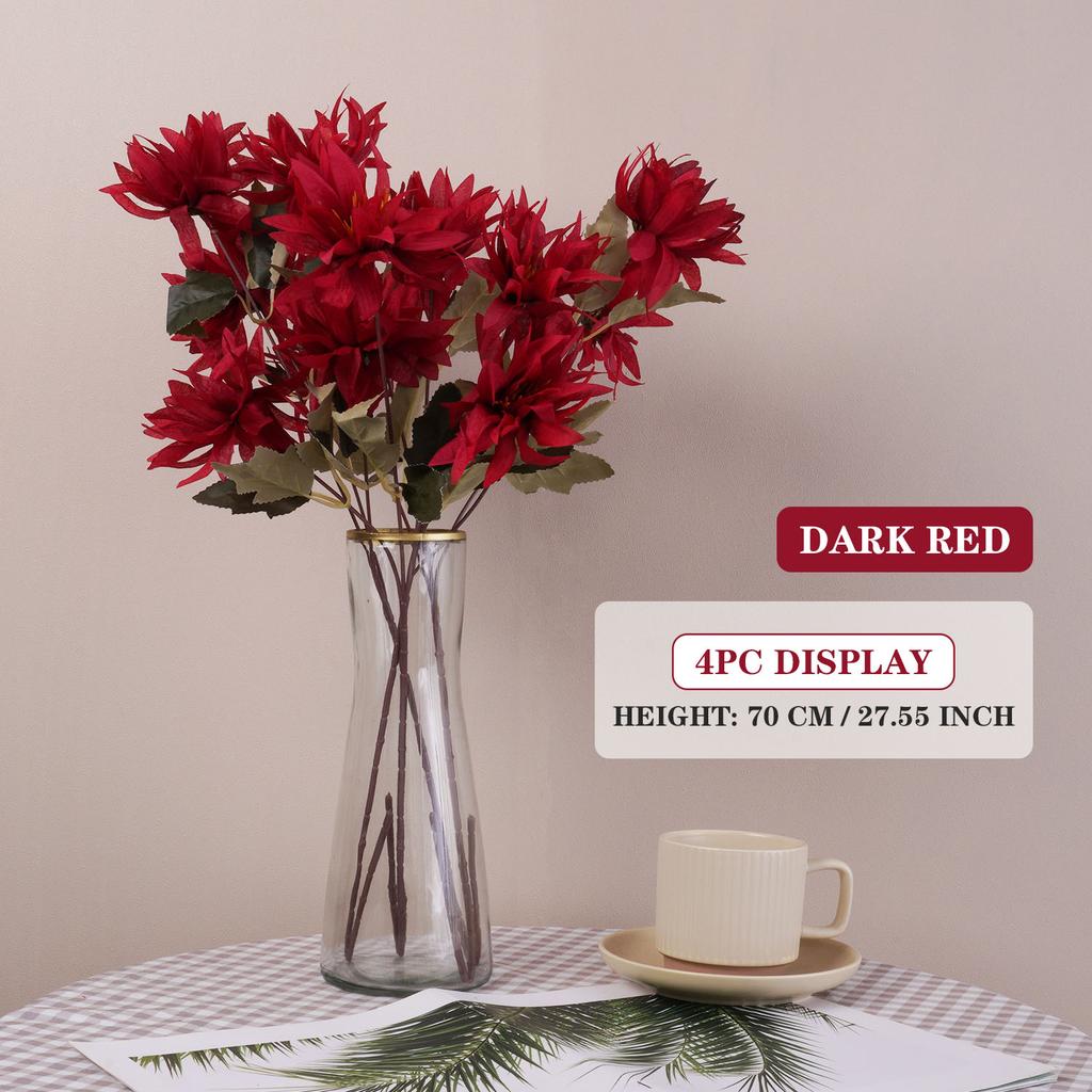 Artificial Flower Silk Single Flower Wedding Beautiful plant  for Room Home Christmas Decoration 70cm/27.55inch