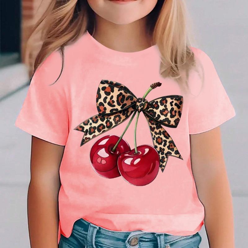 Colorful Cartoon Dinosaur Graphic T-Shirt, Featuring a Variety of Cute Dinosaur Prints in Short Sleeves