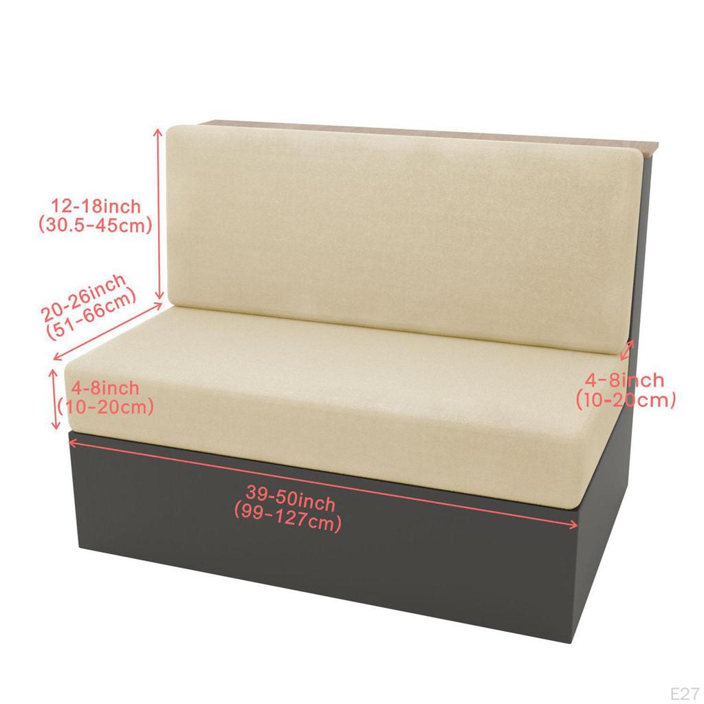 Cushion Cover Polyester RV Dinette Covers Elastic Campers Slipcovers Loveseat Sofa