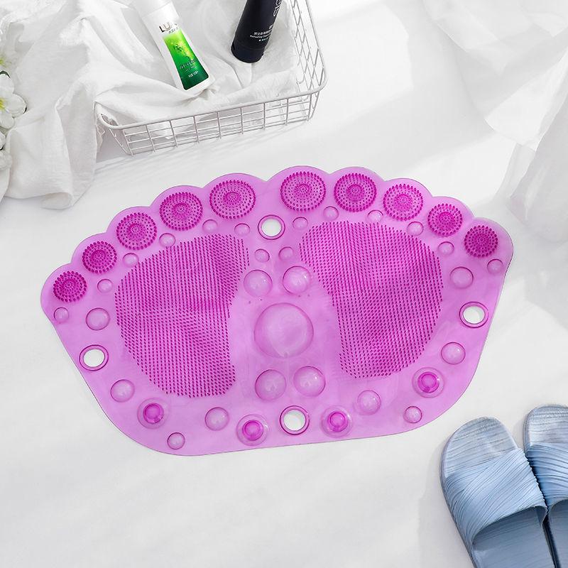 Füße Badezimmer Rutschfeste Matte Badewanne Dusche mit Saugnapf Massage Fußpolster Toilette Sanitär Trennwand Wassermatte