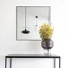 House Nordic Daisy Square Mirror Black