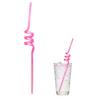 Reusable Spiral Straws –PET Plastic, Food-Grade Safe, Ideal For Birthday Parties, Holidays, Weddings, Beach Cocktails, Drink Decorations