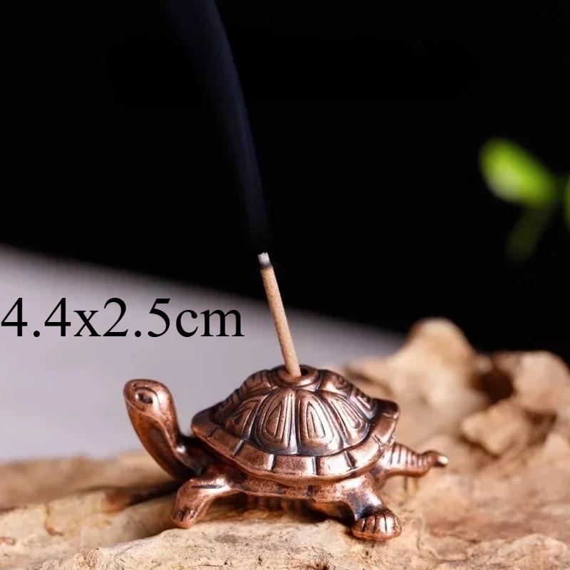 

1 шт. Міні-черепаха у формі курильниці, кадильниця, тримач для сандалової палички, вінтажна бронзова тварина, тримач для пахощів, підставка для пальника, подарунок, домашній декор