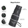 40x60 Outdoor Portable High Definition Green Film Monocular Telescope HD Scope Low Light Hiking Concert Photography Telescope