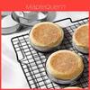 Stainless Steel Round Baking Molds For Pastries And Cookies With Double Rolled Edges For Home Baking