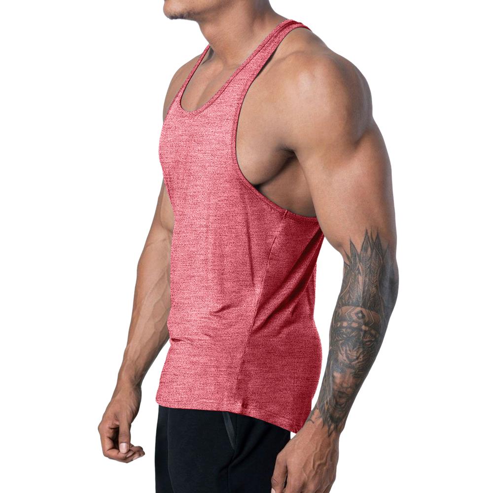 Hızlı Kuruyan Tank Üstleri Erkek Spor Salonu Fitness Vücut Geliştirme Kolsuz Gömlek Erkek Yazlık Rahat Stringer Yelek