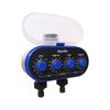 Ball Valve Electronic Automatic Watering Two Outlet Four Dials Water Timer Garden Irrigation Controller for Garden, Yard