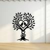 Heart Shaped Tree Metal Wall Art Romantic Wedding Gift Engagement Home Decor