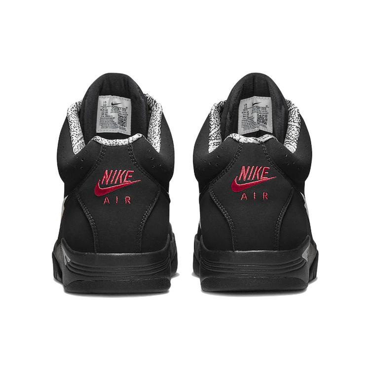Nové Nike Air Flight Lite Ii Mid Černé Bílé Varsity Červené DQ7687-003