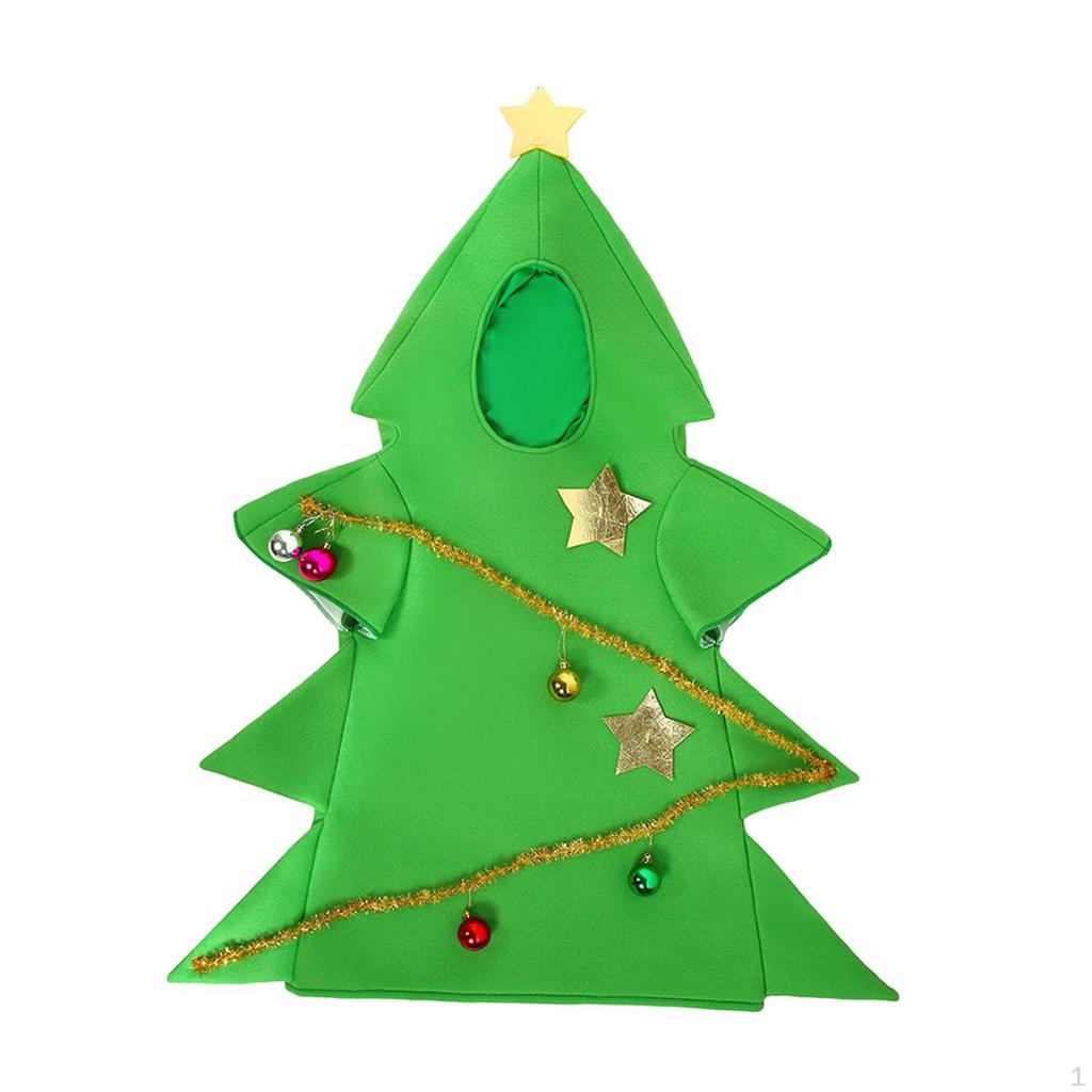Weihnachtsbaum-Kostüm für Kinder, Jungen und Mädchen, verkleiden sich für die Weihnachtsparty