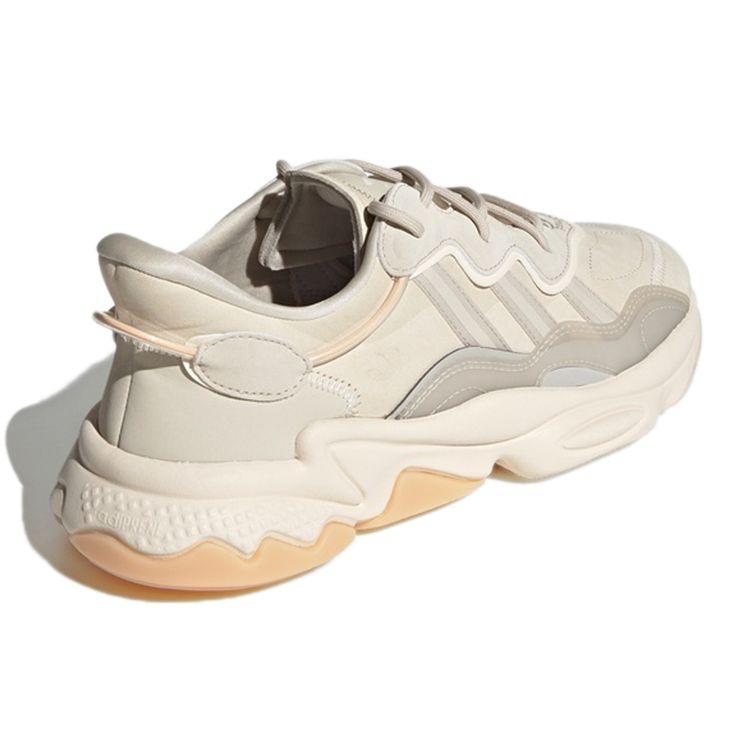 Adidas Originals Ozweego Suede Casual Sports Breathable Low-Top Lifestyle Shoes Unisex sneaker Light-Gray GY1028