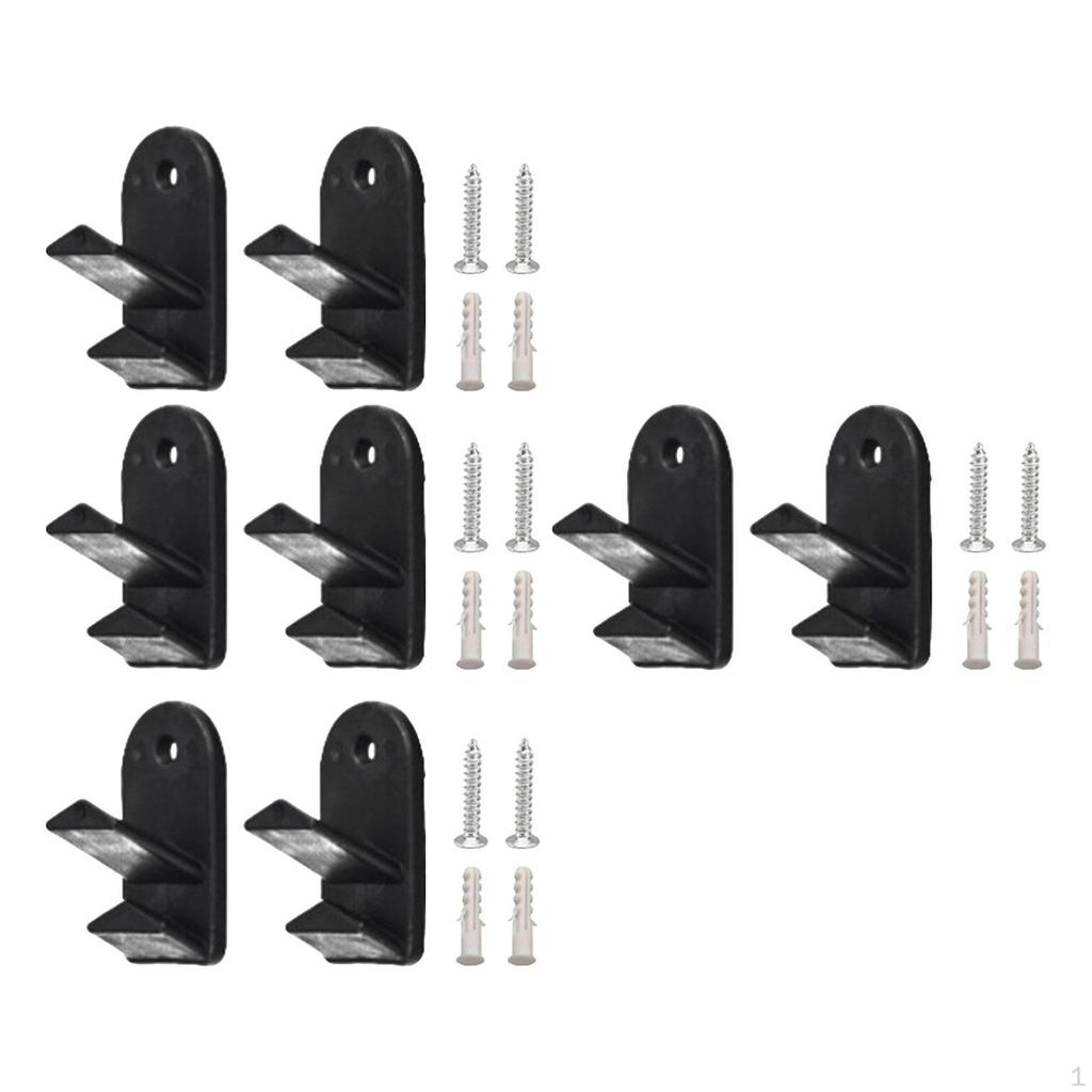 8x Cutting Mat Hanger with Double Hooks Holder Organizers Sturdy Black Equivalent to 16