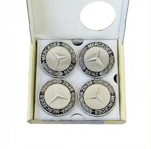 4PCS 75mm Car Floating Wheel Center Hub Caps Cover Mercedes Benz Amg B/C/E/S Class A Class C200L GLC GLK CLA Accessories.VVV PA1