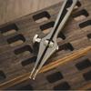 Adjustable Spacing Leather Perforate High Carbon Stainless Steel Leatherworking Tool for DIY Hobbyists