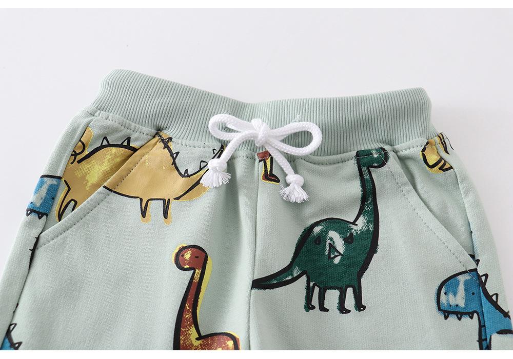 European American Kids' Summer Cotton Striped Shorts – Boys & Girls Casual Pants, Size Small/Medium.