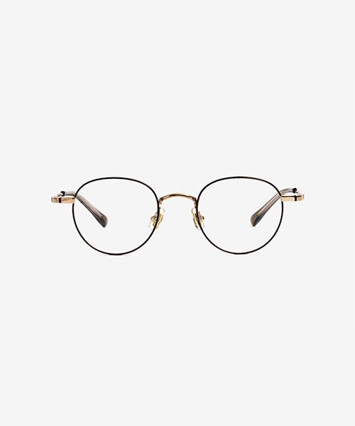 Techeuoaiweeo Yuki Eyeglass Frames C3 Brown&Rosegold