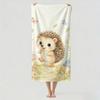 Fashion print Hedgehog Towel Drying Bath Towel Applicable To Light Swimming Camping Yoga Beach Out