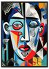 Poster Portrait Cubism Face Picasso