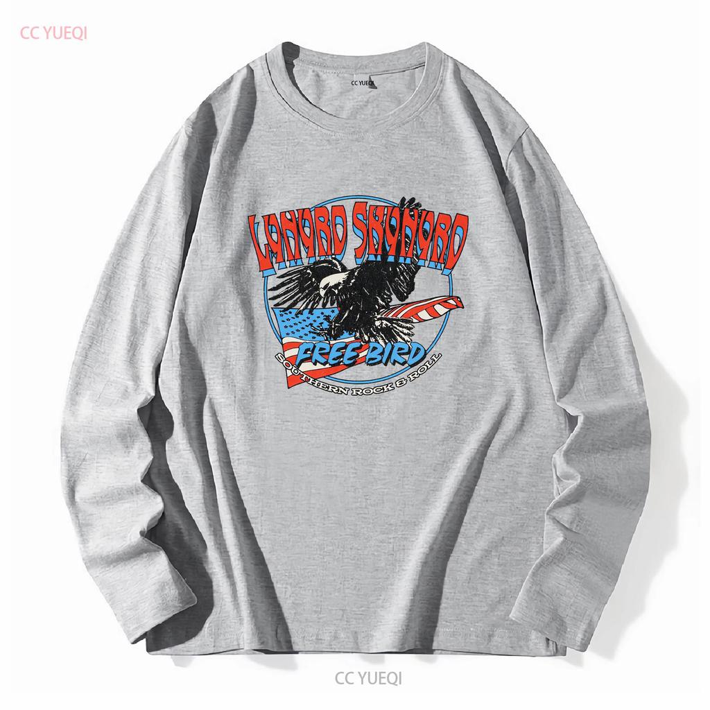 Lynyrds Cool Skynyrded T Shirt Men 100 Cotton Amazing Round Neck long or short sleeves vintage Washed Casual fashion Breathable
