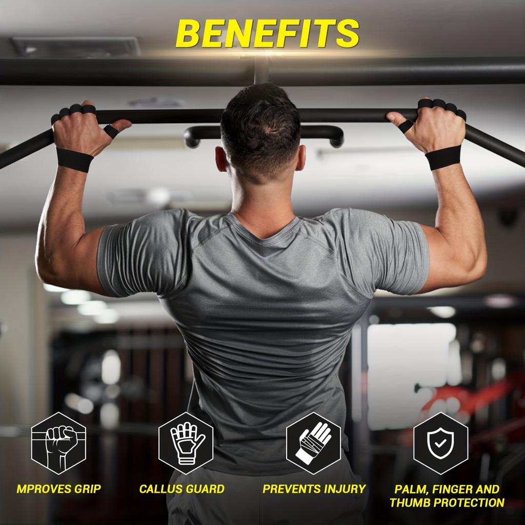 1 Pair Breathable Non-Slip Fitness Gloves, Weight Lifting Training Gloves, For Sports Palm Protection, Fitness, Sports, Pull Ups