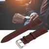 Correa de reloj universal de cuero PU ajustable para hombre y mujer, repuesto de 20 mm, marrón