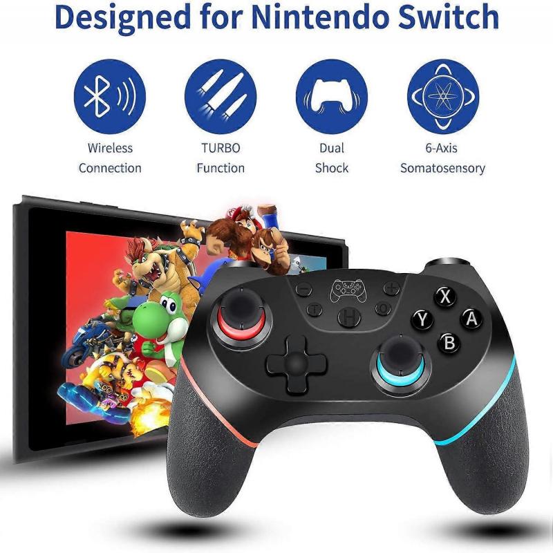 Pro Wireless Controller for Nintendo Switch/Switch Lite, Gamepad Remote