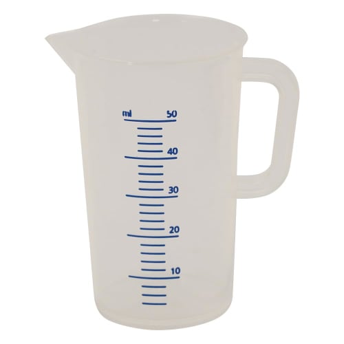 

Kartell Tall Measuring Cup with Blue Graduations, 50mL, 446081