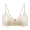 Liquid foundation seamless front buckle underwear women's small breasts gather without steel ring comfortable sexy soft support bra cover
