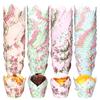 50Pcs Tulip Muffin Cupcake Paper Cups Oilproof Cupcakes Liner Baking Muffin Cup Cake Holder Decorating Tools Muffin Wrap Cases