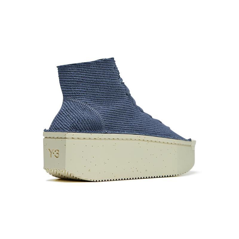 Y-3 Fabric Kyasu Hi Shock Absorbing Wear Resistant Mid Top Casual Shoes Men Casual Shoes Blue IG4098