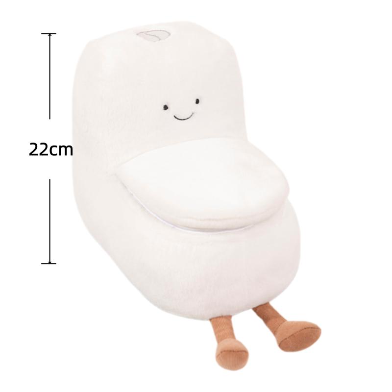 Toilettenwerkzeuge Plüschtiere Verkörperte Toilettenpapierrolle Toiletten-Kacke-Sauger Stoffpuppe Lustige Zimmerdeko Peluche Entzückend Geschenk für Kinder