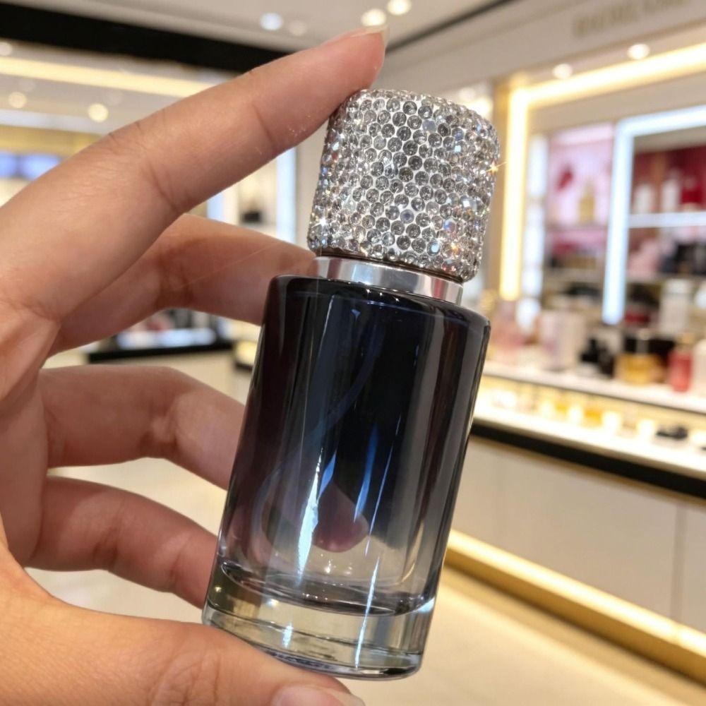 Creative Glass Perfume Atomizer Exquisite Rhinestone Oil Diffuser Bottle Travel Supply