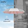 3-Fold Wooden Handle UV Protection Sun Rain Umbrella