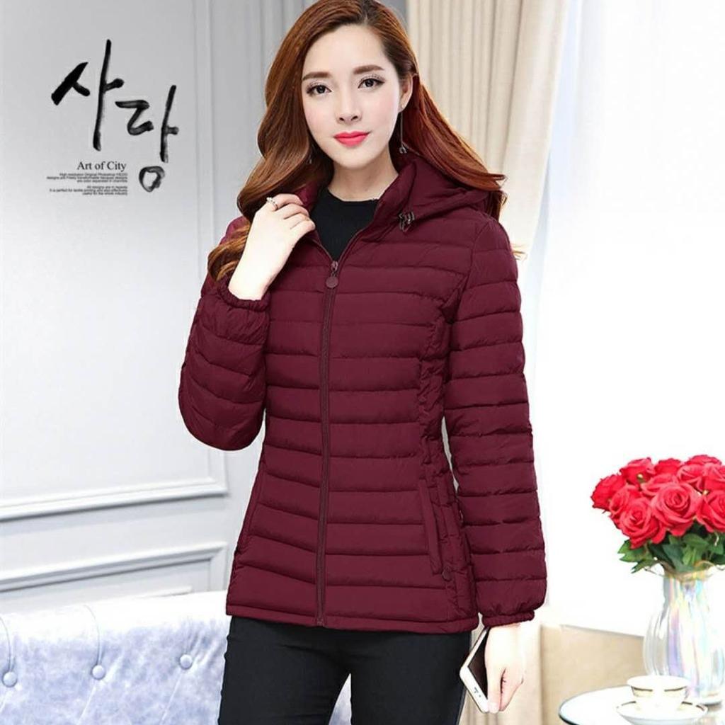 Women's Parkas Lady Winter Thickened Slim Warm Jackets Female Hooded Parkas Women Padded Jacket Ultralight Coat