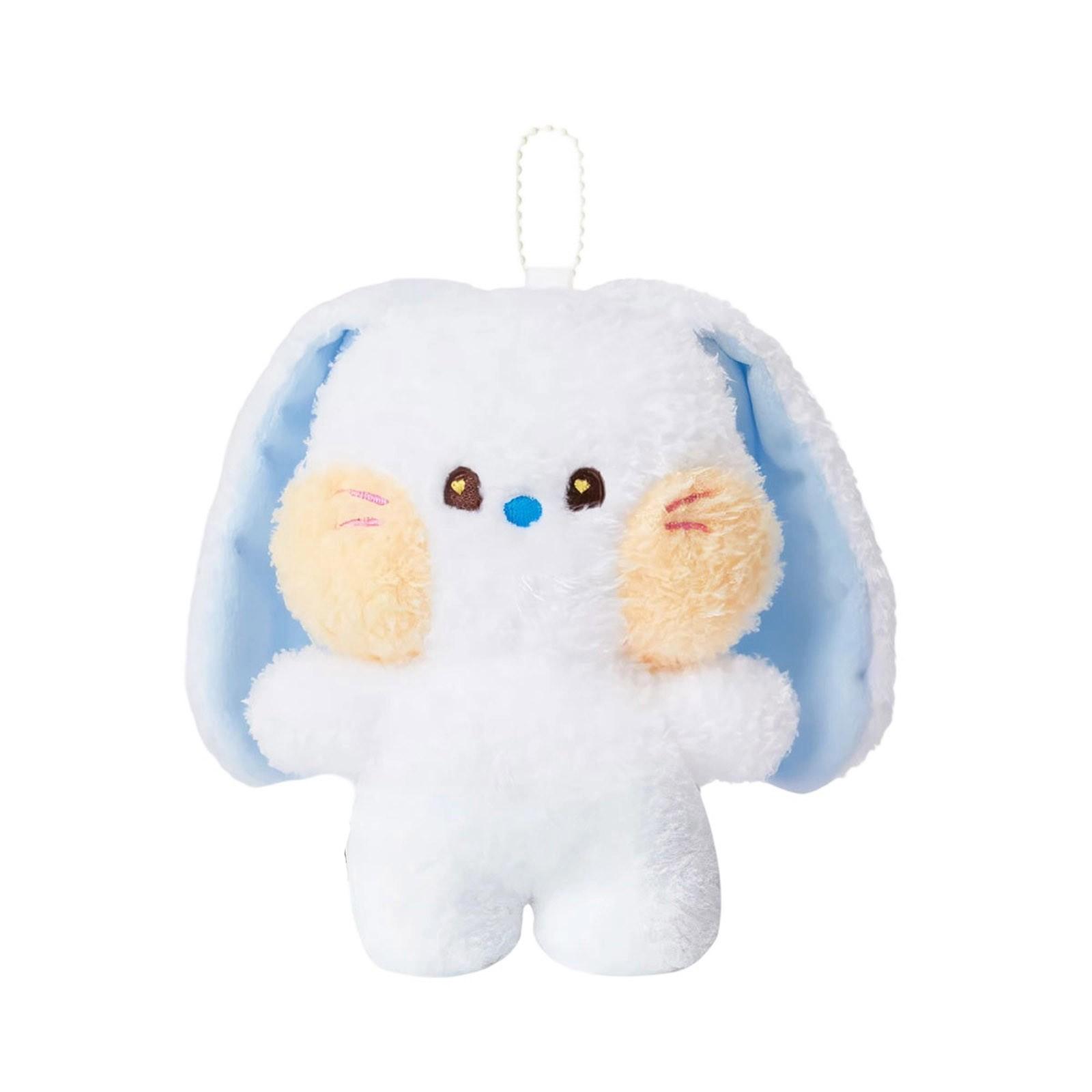 

Плюшевая кукла с цепочкой из бусин, подвеска для рюкзака, плюшевая кукла One Size белый