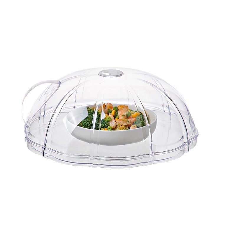 Food-Grade Microwave Plate Cover with Tray