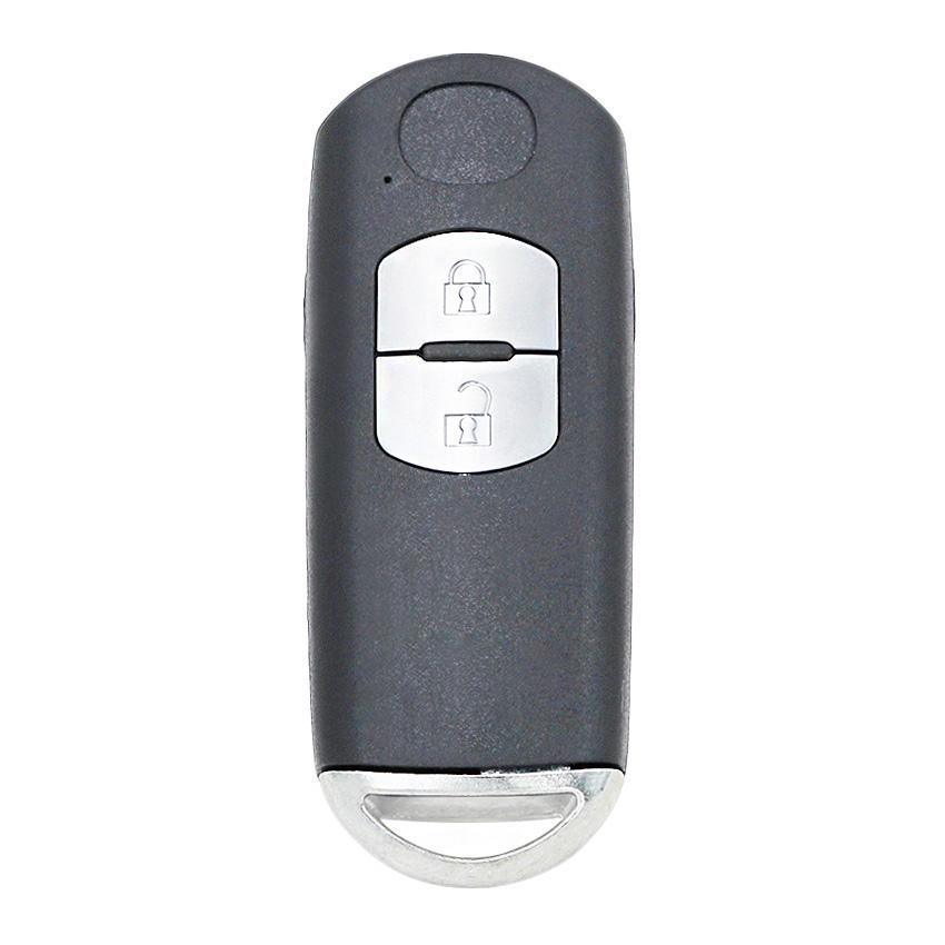 2/3/4 Tasten Fernbedienung Auto Schlüsselgehäuse Hülle Abdeckung Rot Halten für Mazda 3 6 CX-3 CX-5 Axela Atenza mit Notfallschlüssel Unbeschnittene Klinge